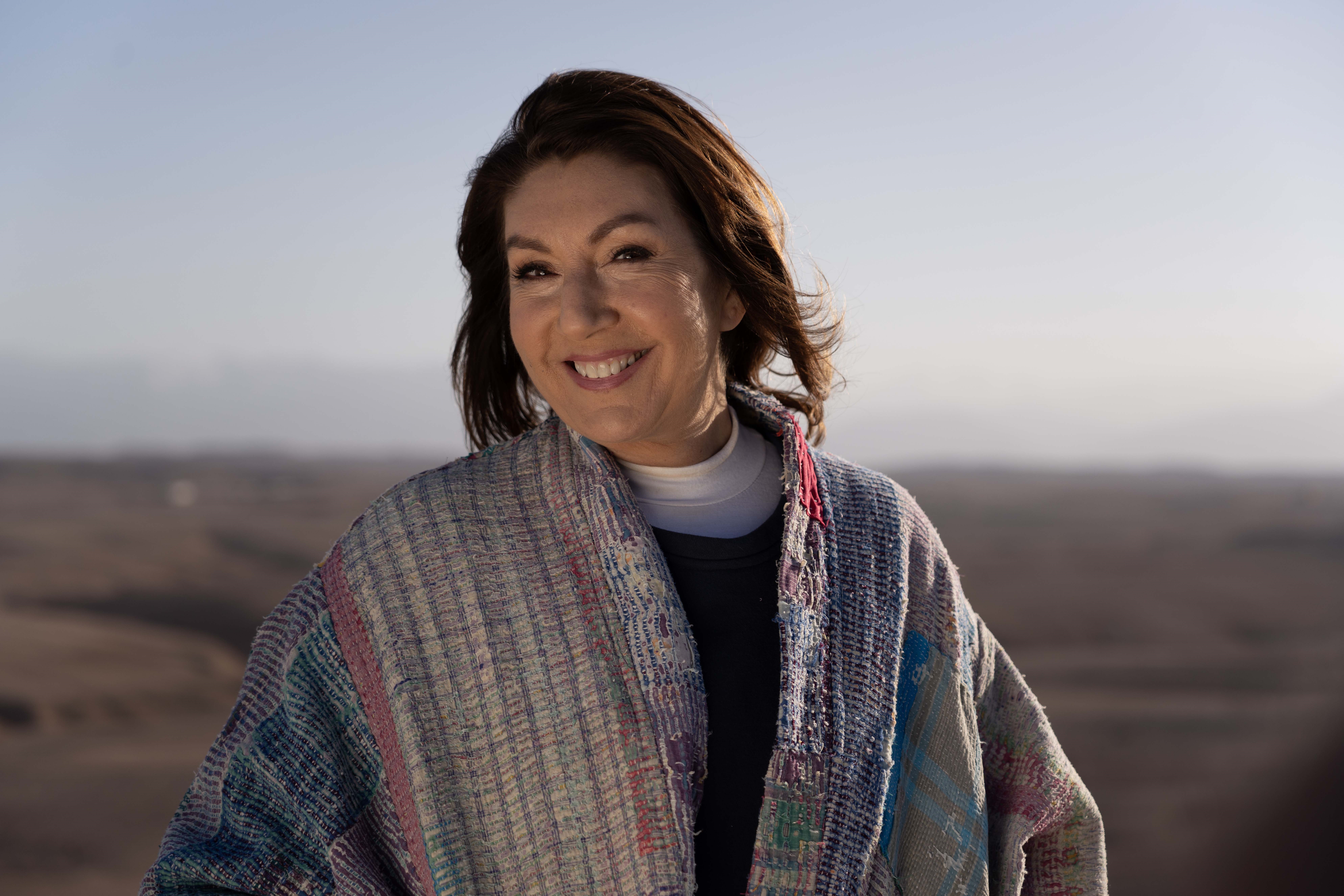 A promotional shot from Channel 5 series Morocco with Jane McDonald
