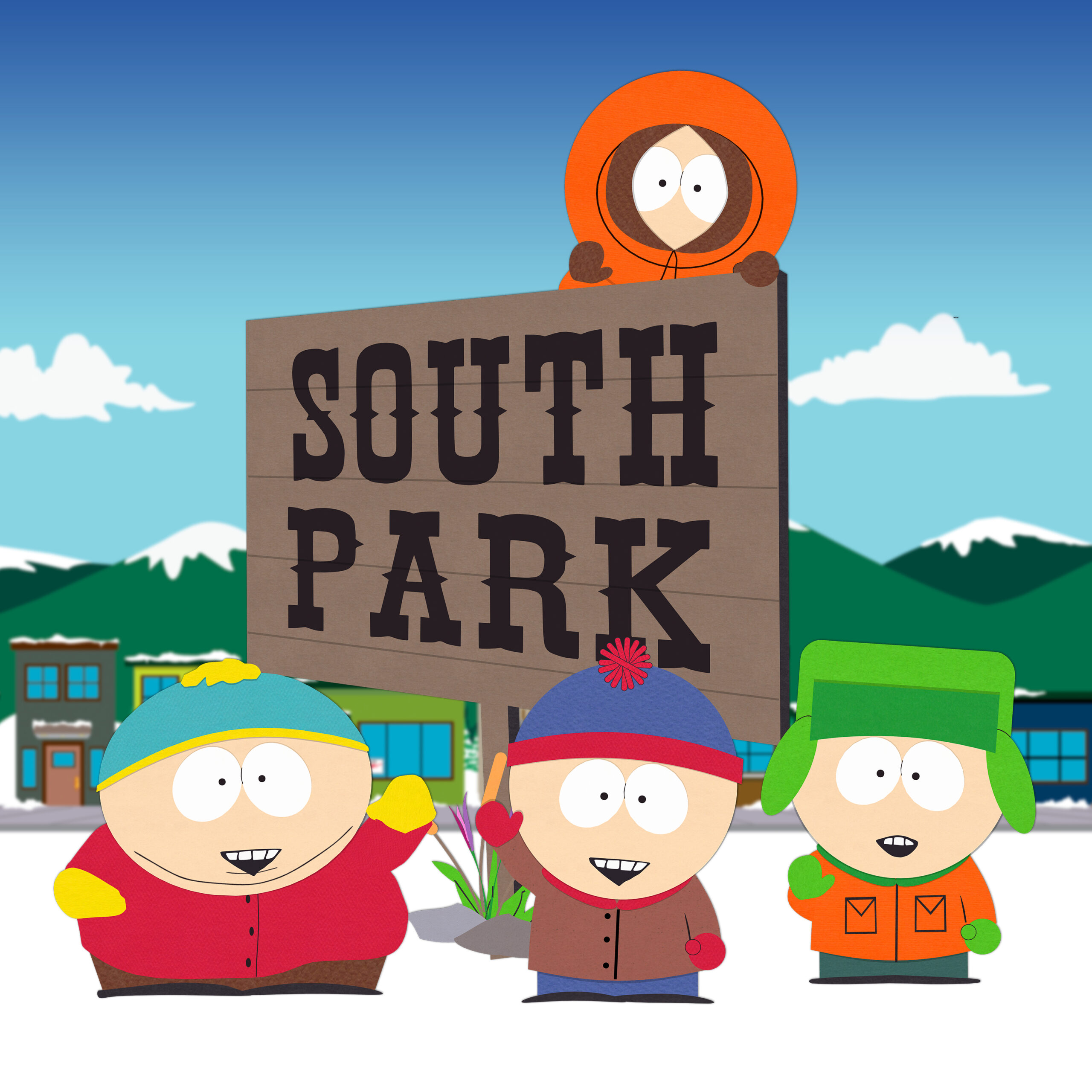 A promotional photo for Comedy Central series South Park